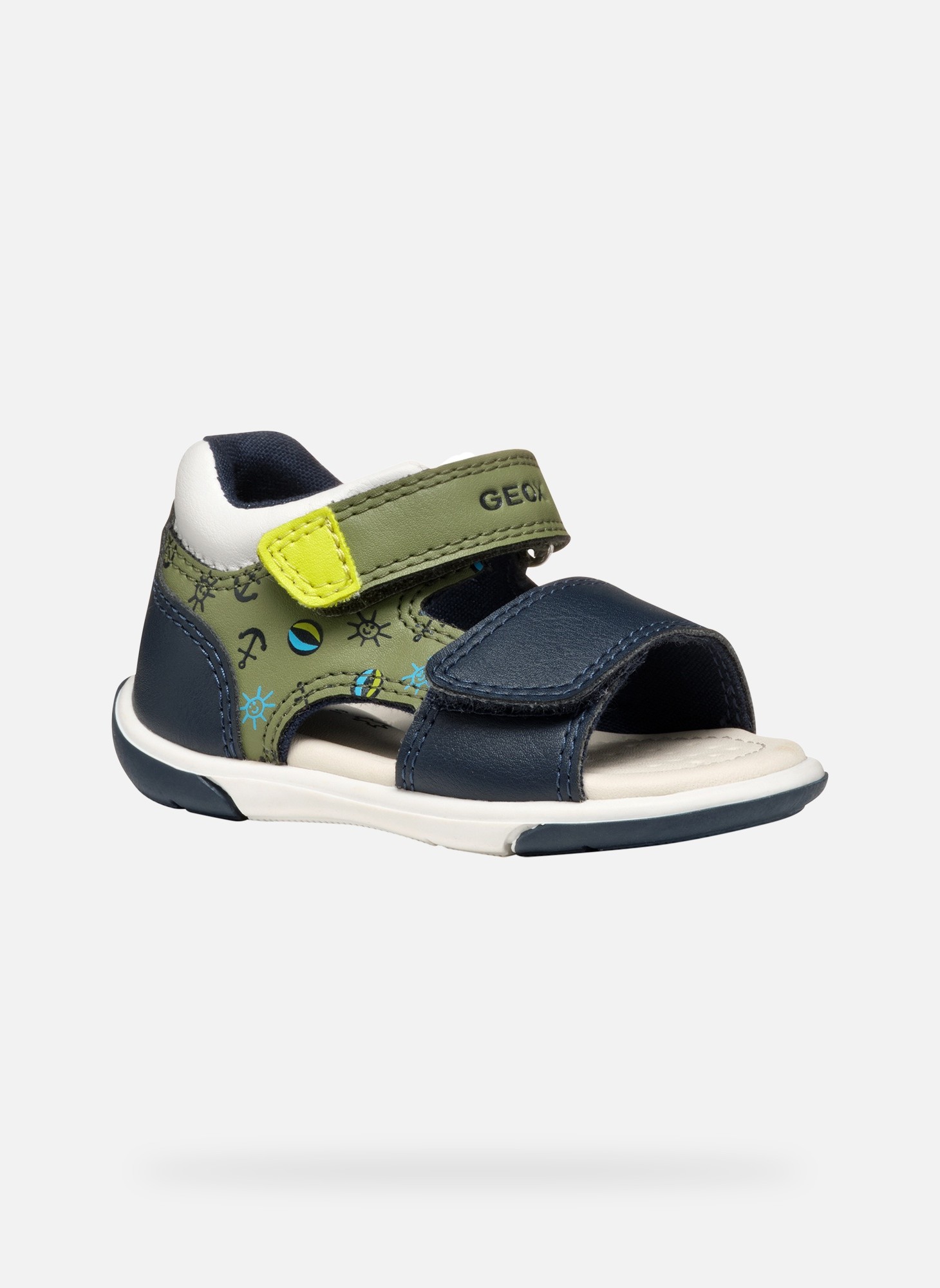 Sandales B SANDAL ZAPITO BOY garçon bleu Geox Sandales B SANDAL ZAPITO BOY garçon bleu Bleu marine