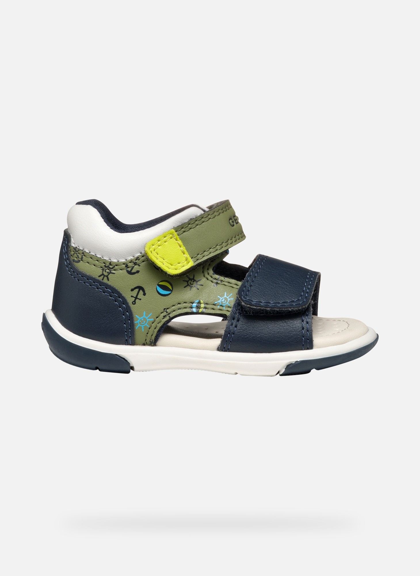 Sandales B SANDAL ZAPITO BOY garçon bleu Geox Sandales B SANDAL ZAPITO BOY garçon bleu Bleu marine
