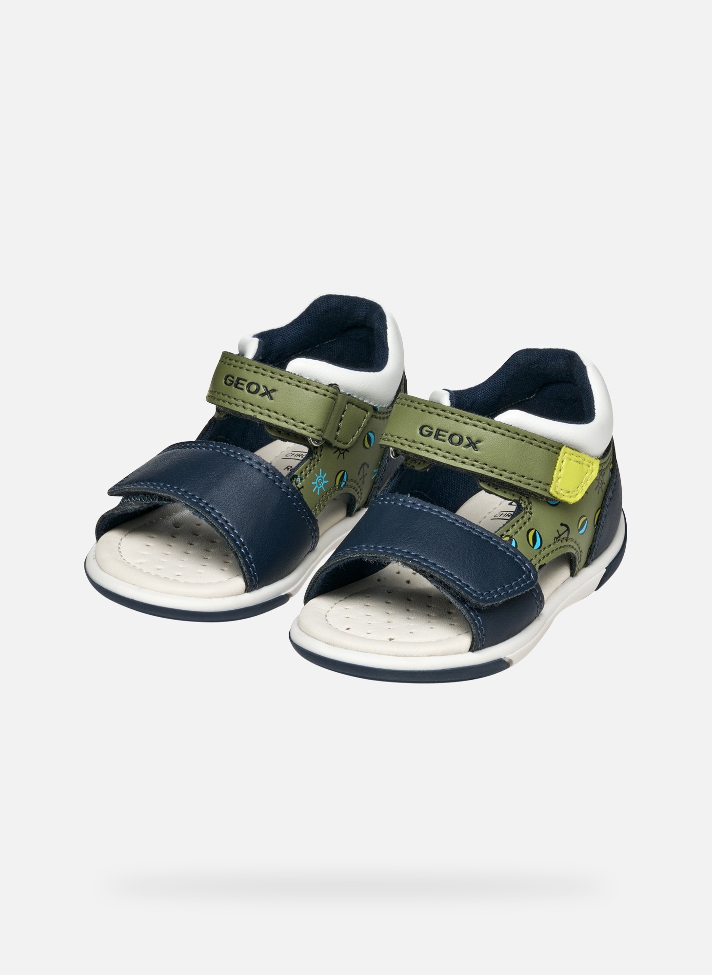 Sandales B SANDAL ZAPITO BOY garçon bleu Geox Sandales B SANDAL ZAPITO BOY garçon bleu Bleu marine