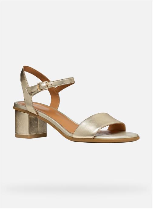 Geox Sandales D AURELY 50 femme or et bronze