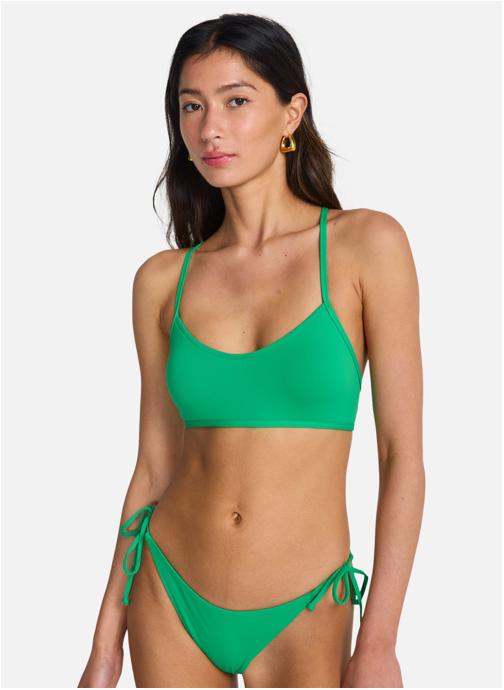 Billabong Hauts de maillot balconnet Sol Searcher Lace Up Trilet femme vert