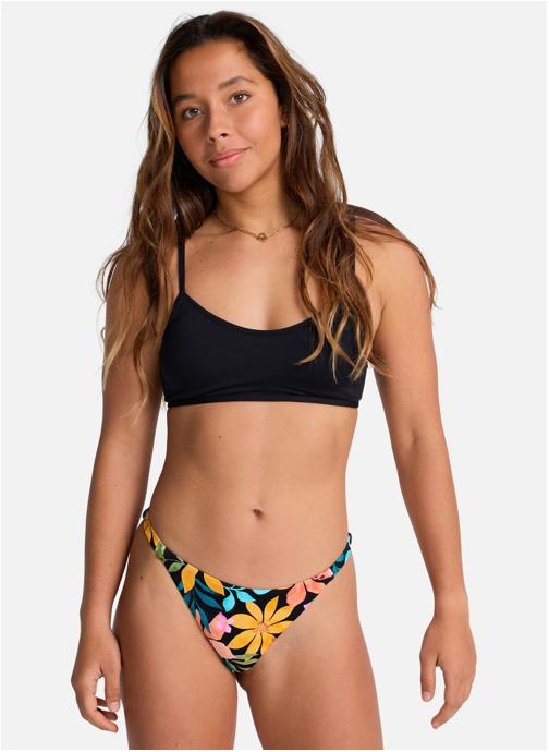 Billabong Hauts de maillot balconnet Sol Searcher Lace Up Trilet femme noir