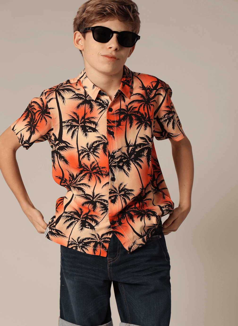 Chemise Manches Courtes Orange Halloween - Moi, Moche Et Méchant - Taille XL - Neuf Avec étiquettes