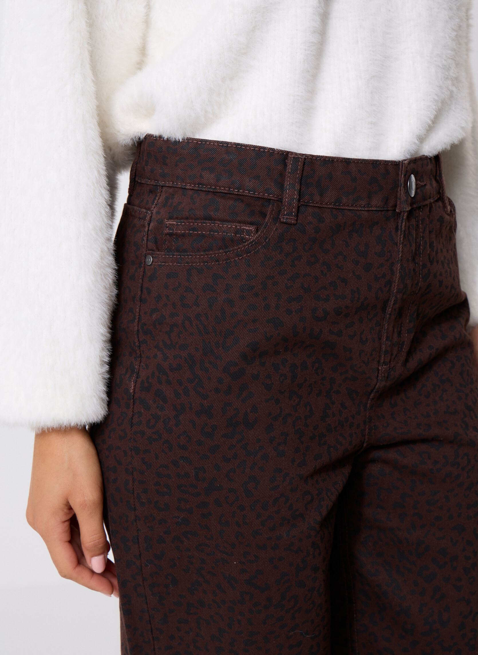Weite Hosen PANTLEO damen braun MADE BY Weite Hosen PANTLEO damen braun IMP_LEOBICO_FRENCH ROAST
