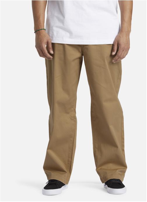 DC Shoes Pantalons droits Worker Baggy homme beige