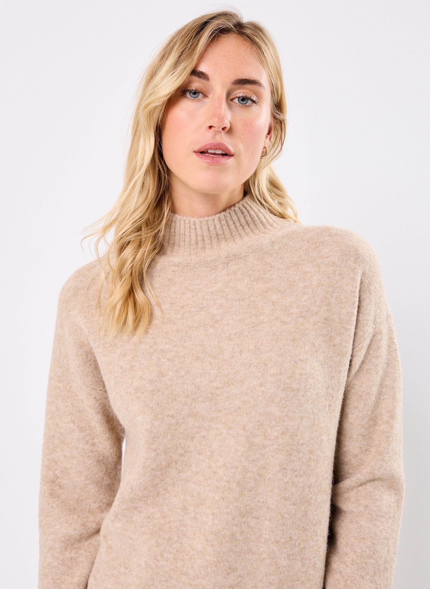Maglioni MNEWROULIA donna beige MADE BY Maglioni MNEWROULIA donna beige Beige Chine