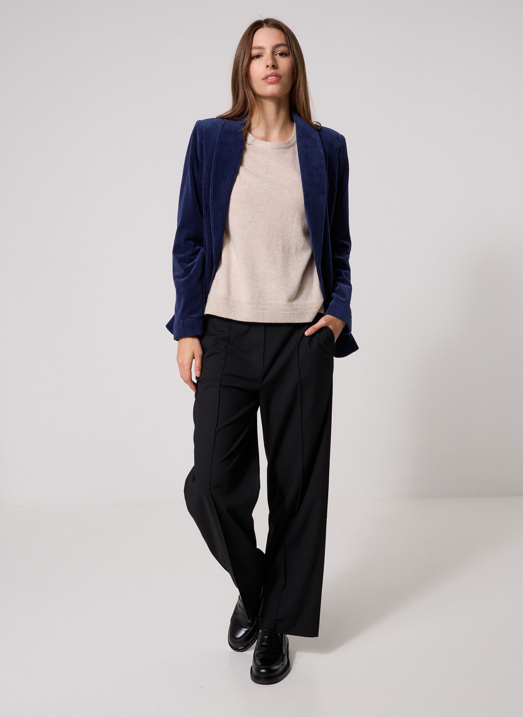 Vestes de costume VELOUF femme marine Georgia Rose Vestes de costume VELOUF femme marine OCEAN CAVERN