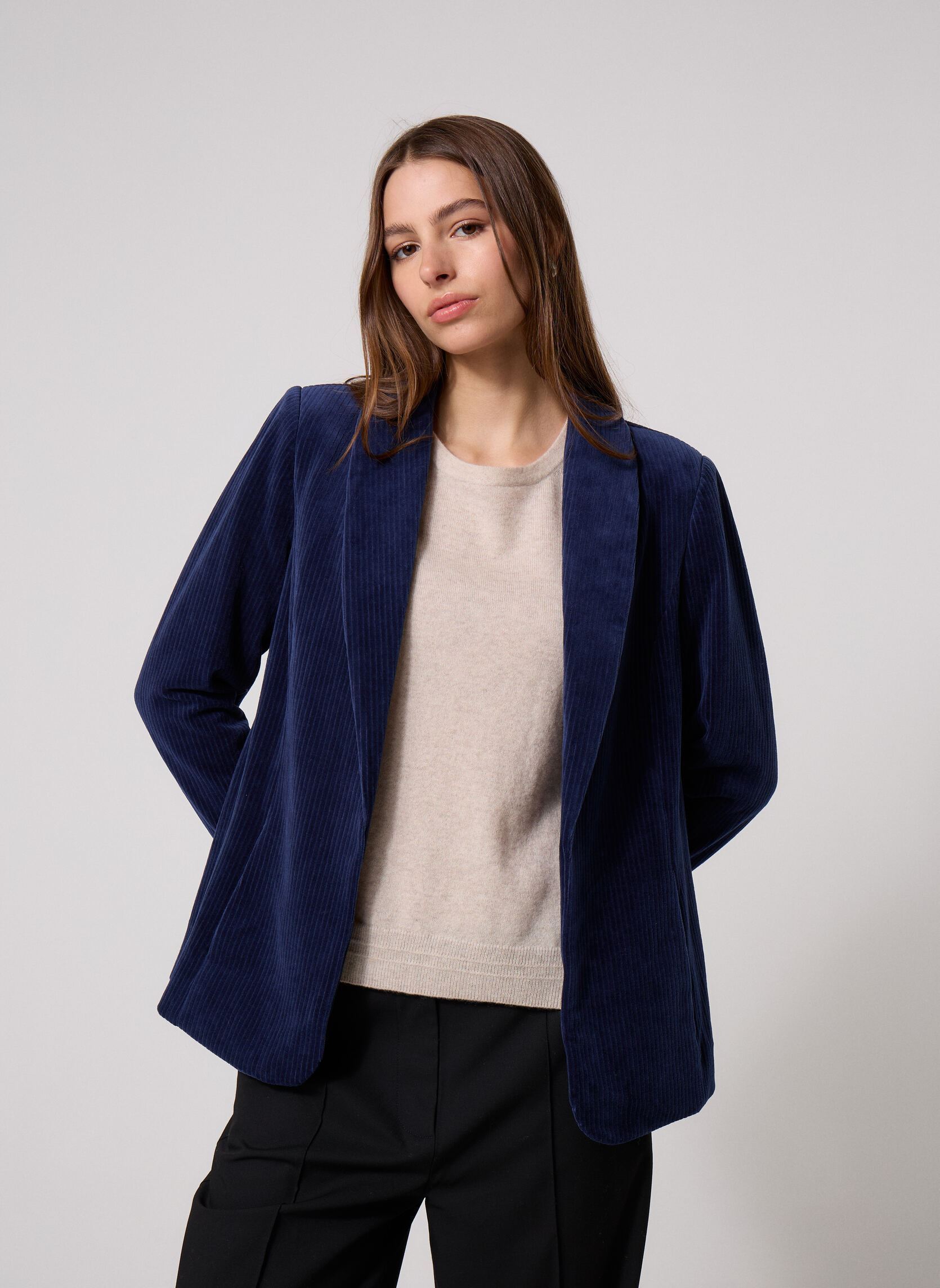 Vestes de costume VELOUF femme marine Georgia Rose Vestes de costume VELOUF femme marine OCEAN CAVERN