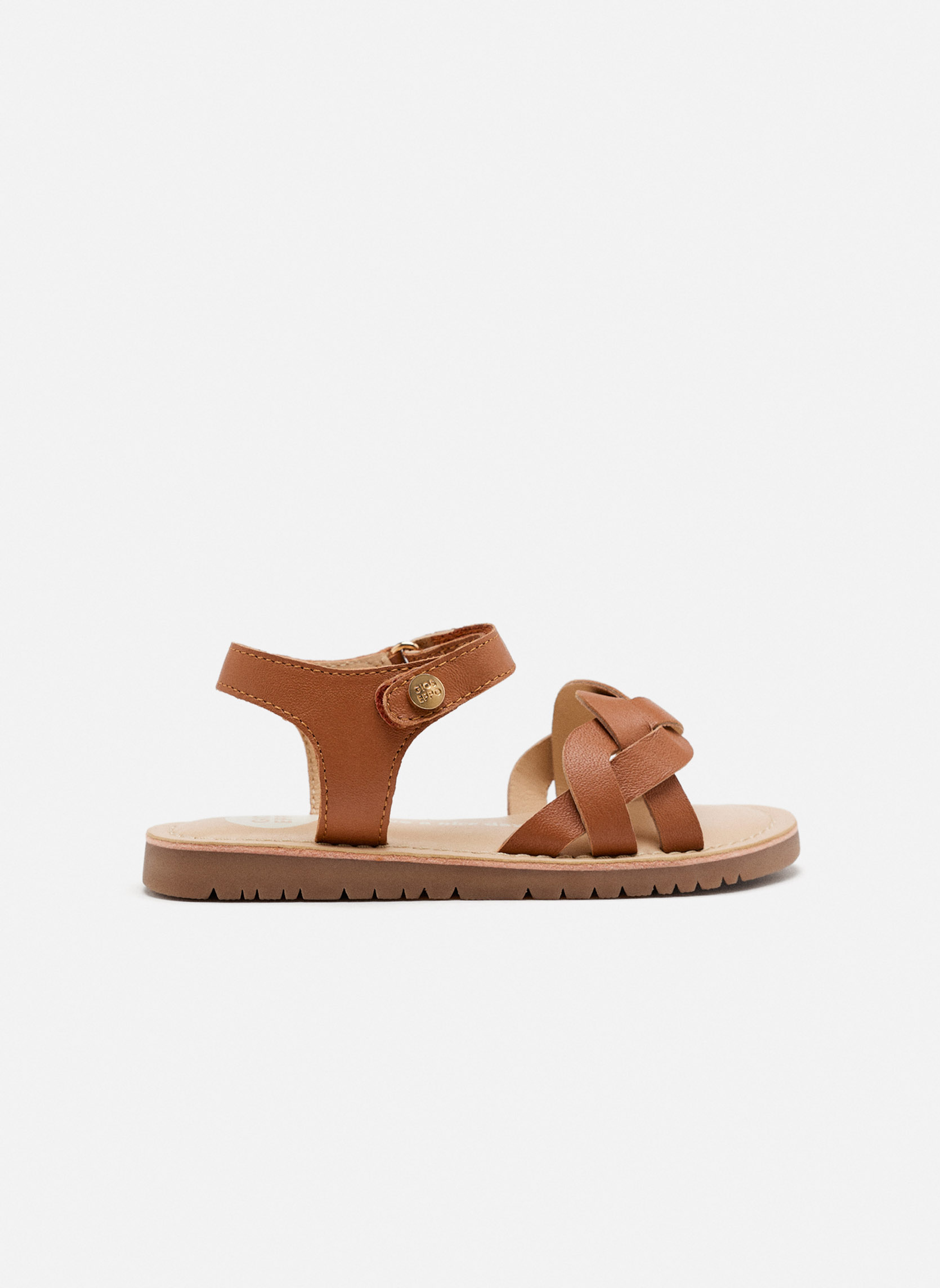 Sandales Sandals - Sandales Cuir Tressé Rowley - Cuero fille marron Gioseppo Sandales Sandals - Sandales Cuir Tressé Rowley - Cuero fille marron Marron