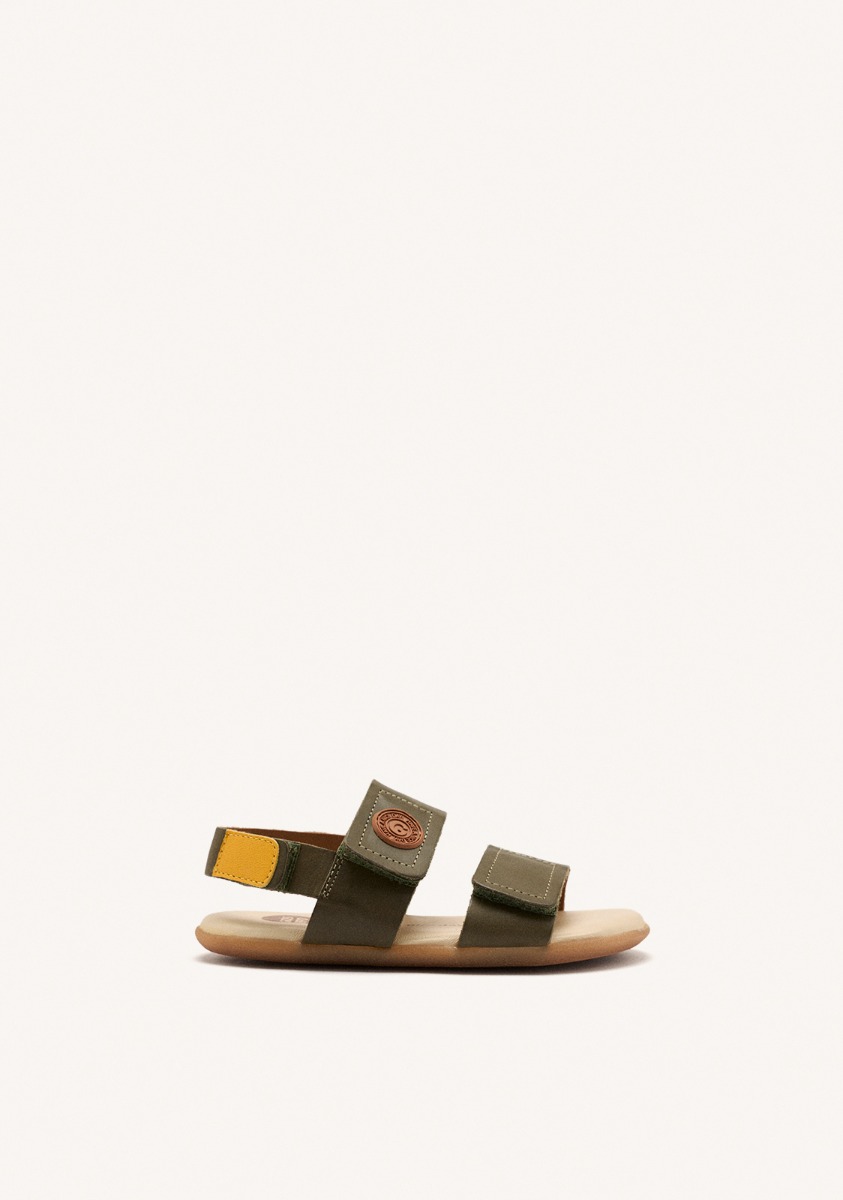 Sandales Sandals - Gioseppo Barefoot - Sandales Cuir Lenroot - Kaki garçon vert Gioseppo Sandales Sandals - Gioseppo Barefoot - Sandales Cuir Lenroot - Kaki garçon vert Kaki