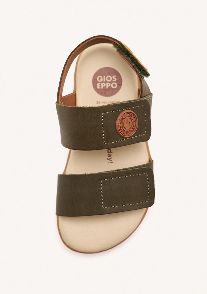 Sandales Sandals - Gioseppo Barefoot - Sandales Cuir Lenroot - Kaki garçon vert Gioseppo Sandales Sandals - Gioseppo Barefoot - Sandales Cuir Lenroot - Kaki garçon vert Kaki