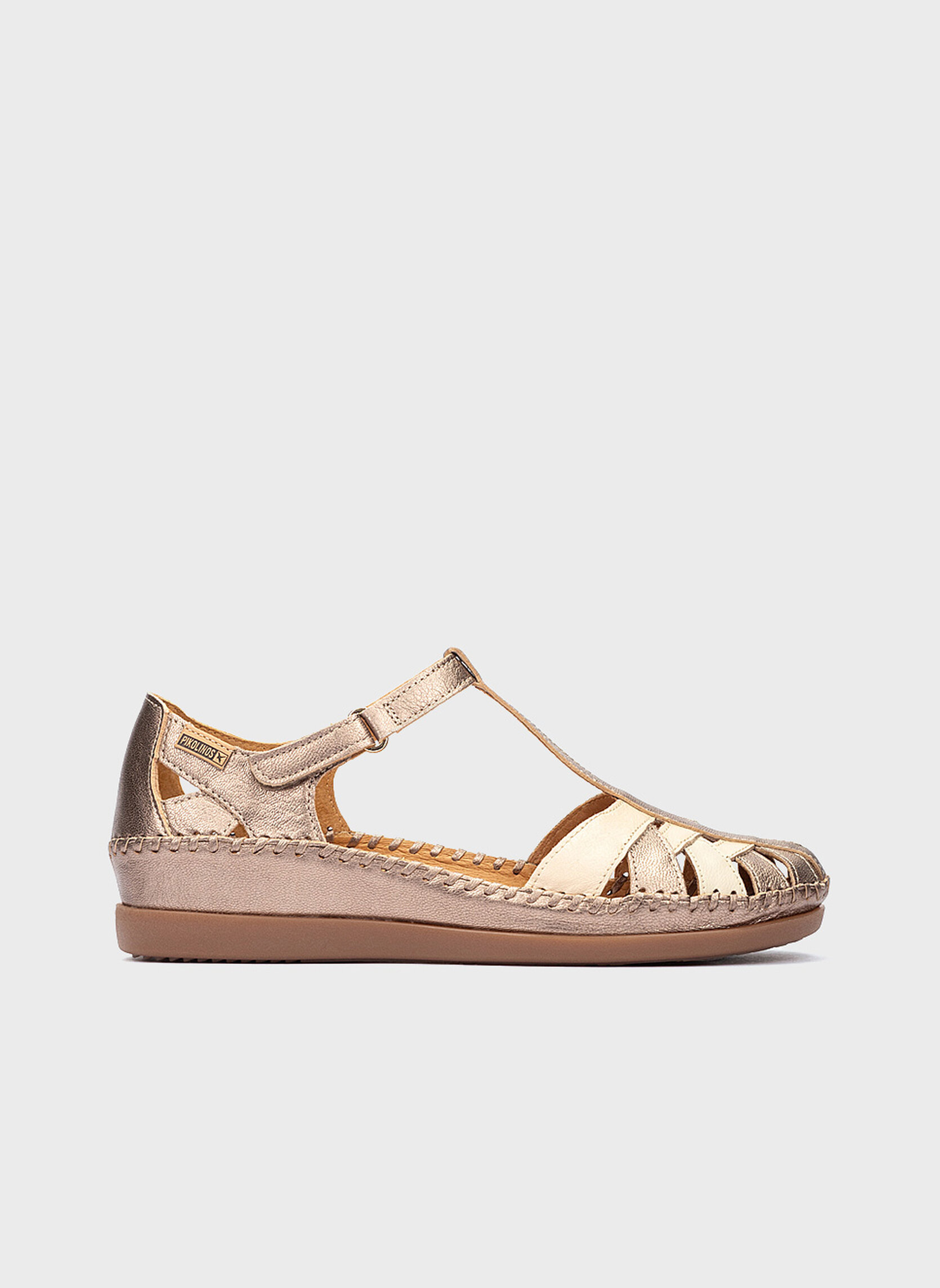 Sandales CADAQUES femme or et bronze Pikolinos Sandales CADAQUES femme or et bronze Or