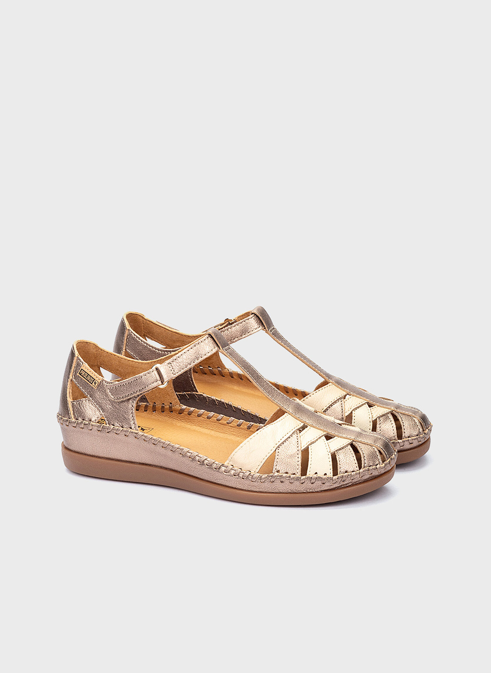 Sandales CADAQUES femme or et bronze Pikolinos Sandales CADAQUES femme or et bronze Or