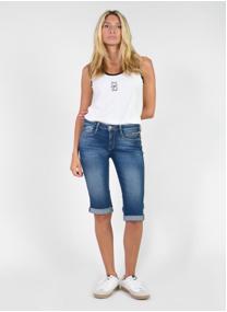 Bermudas Corsaire pantacourt en jeans PHIL Blue femme bleu Le temps des cerises Bermudas Corsaire pantacourt en jeans PHIL Blue femme bleu Bleu