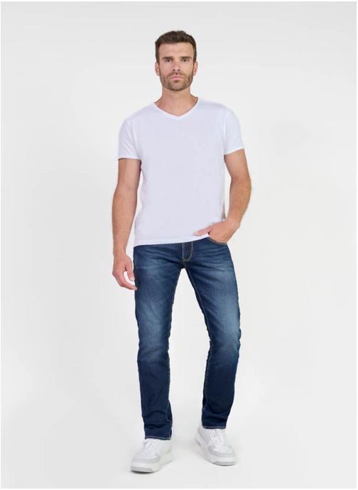 Le temps des cerises Jeans droit Jeans droite 800/12 Blue homme bleu