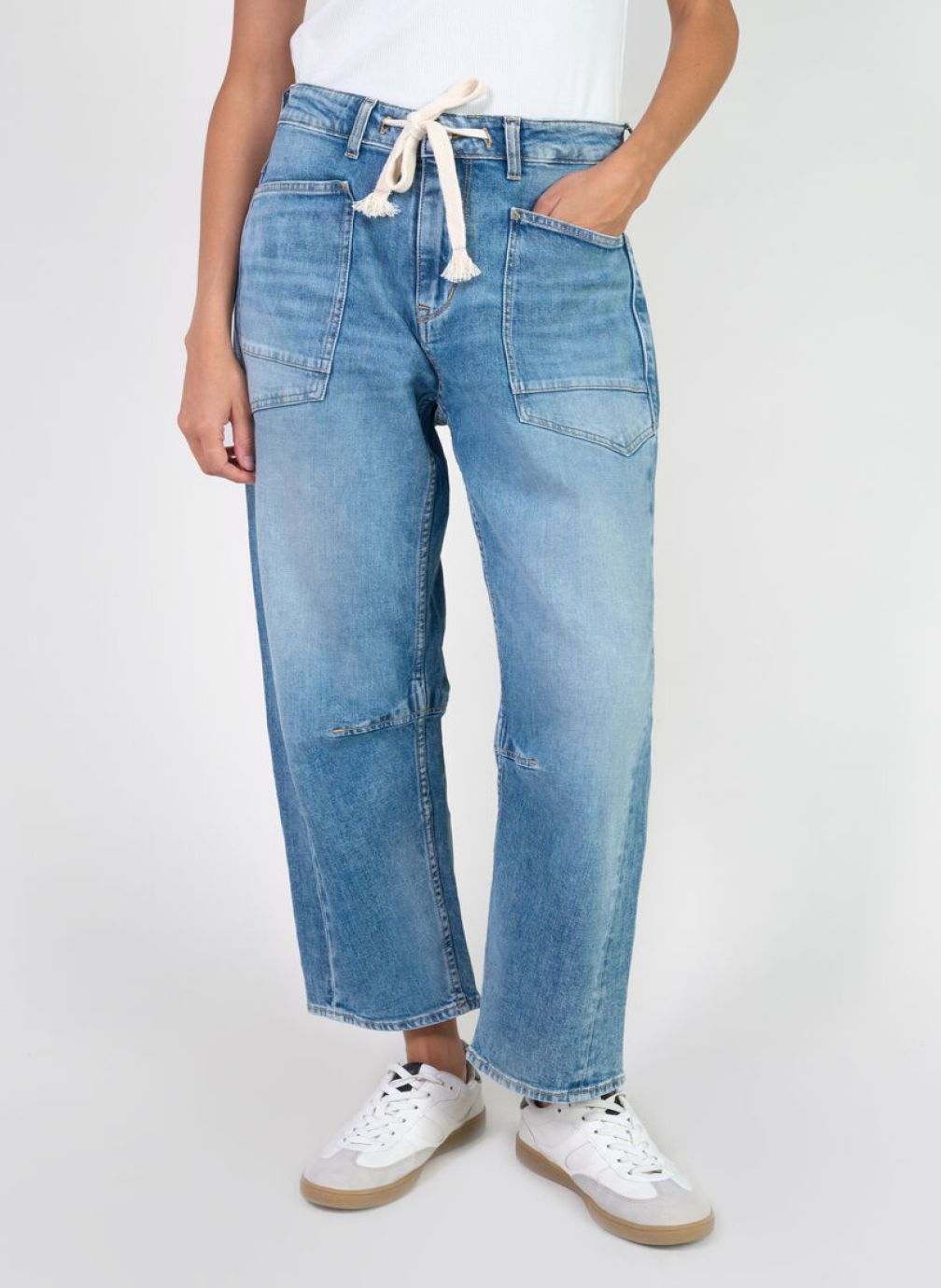 Le Temps Des Cerises Jeans Girlfriend Union Vita Alta Blu - Comfort E Stile Alla Moda
