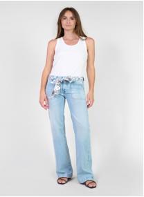 Jeans droit Jeans flare Blue femme bleu