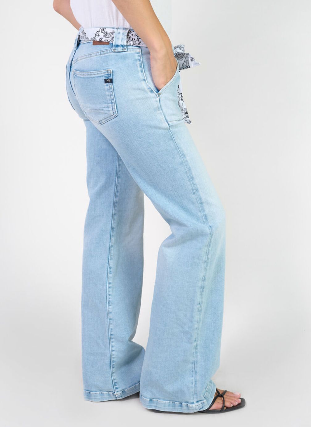Jeans droit Jeans flare Blue femme bleu Le temps des cerises Jeans droit Jeans flare Blue femme bleu Bleu