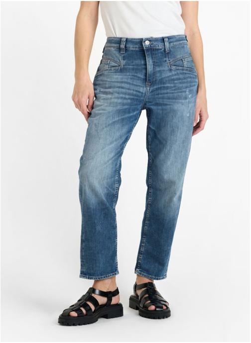 Le temps des cerises Jeans droit Jeans loose Blue femme bleu