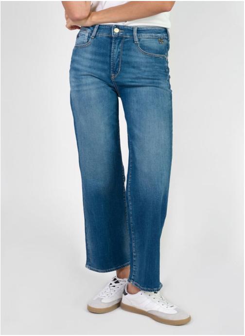 Le temps des cerises Jeans droit Jeans loose Blue femme bleu