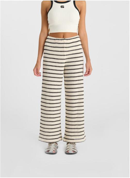 Le temps des cerises Pantalons Pantalon flare SALOMEGI Beige fille beige