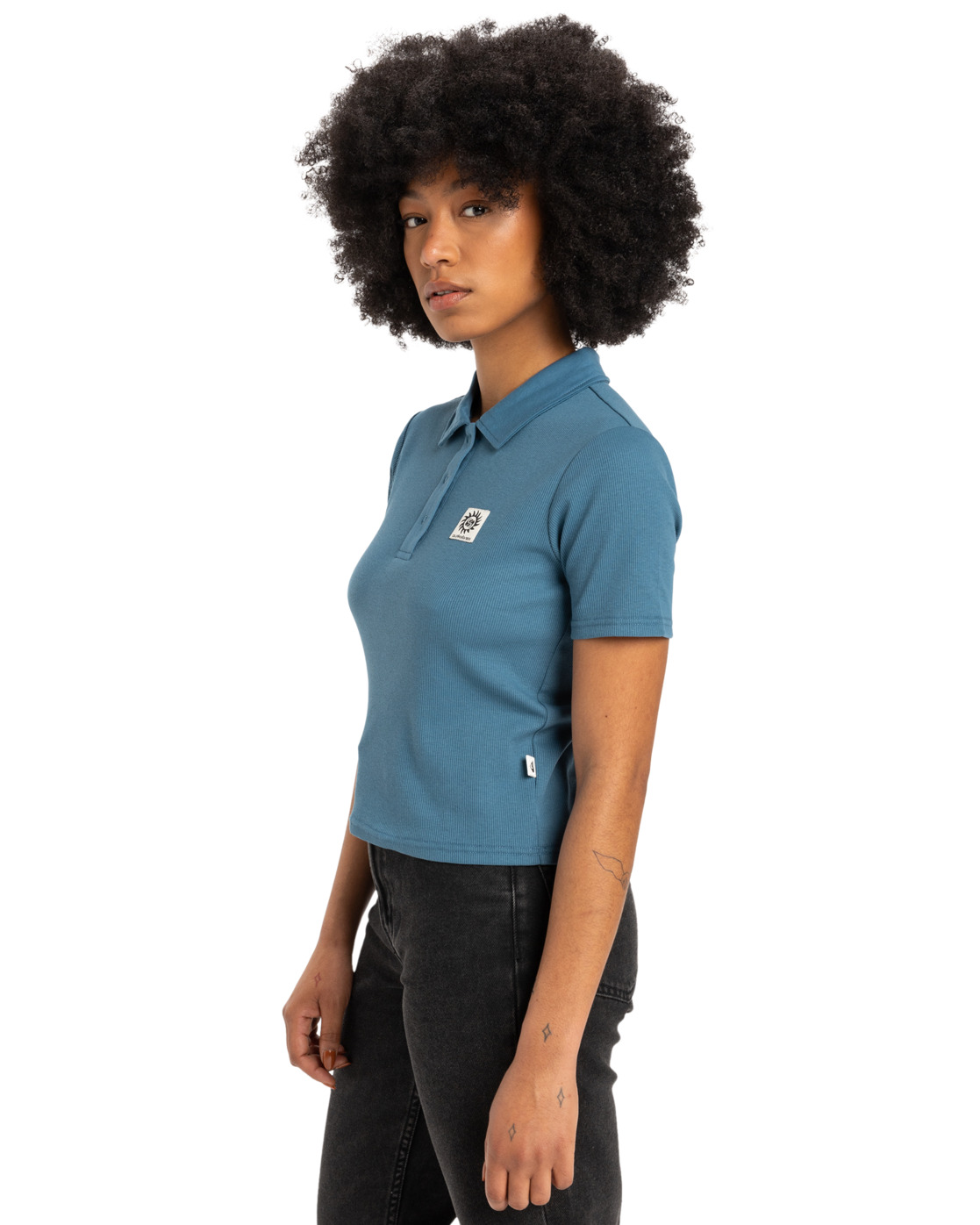 Tee-shirts Nightcall Polo femme bleu Quiksilver Tee-shirts Nightcall Polo femme bleu Bleu