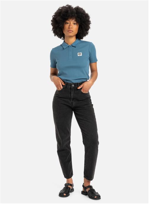 Quiksilver Pantalons droit Mom Denim femme noir