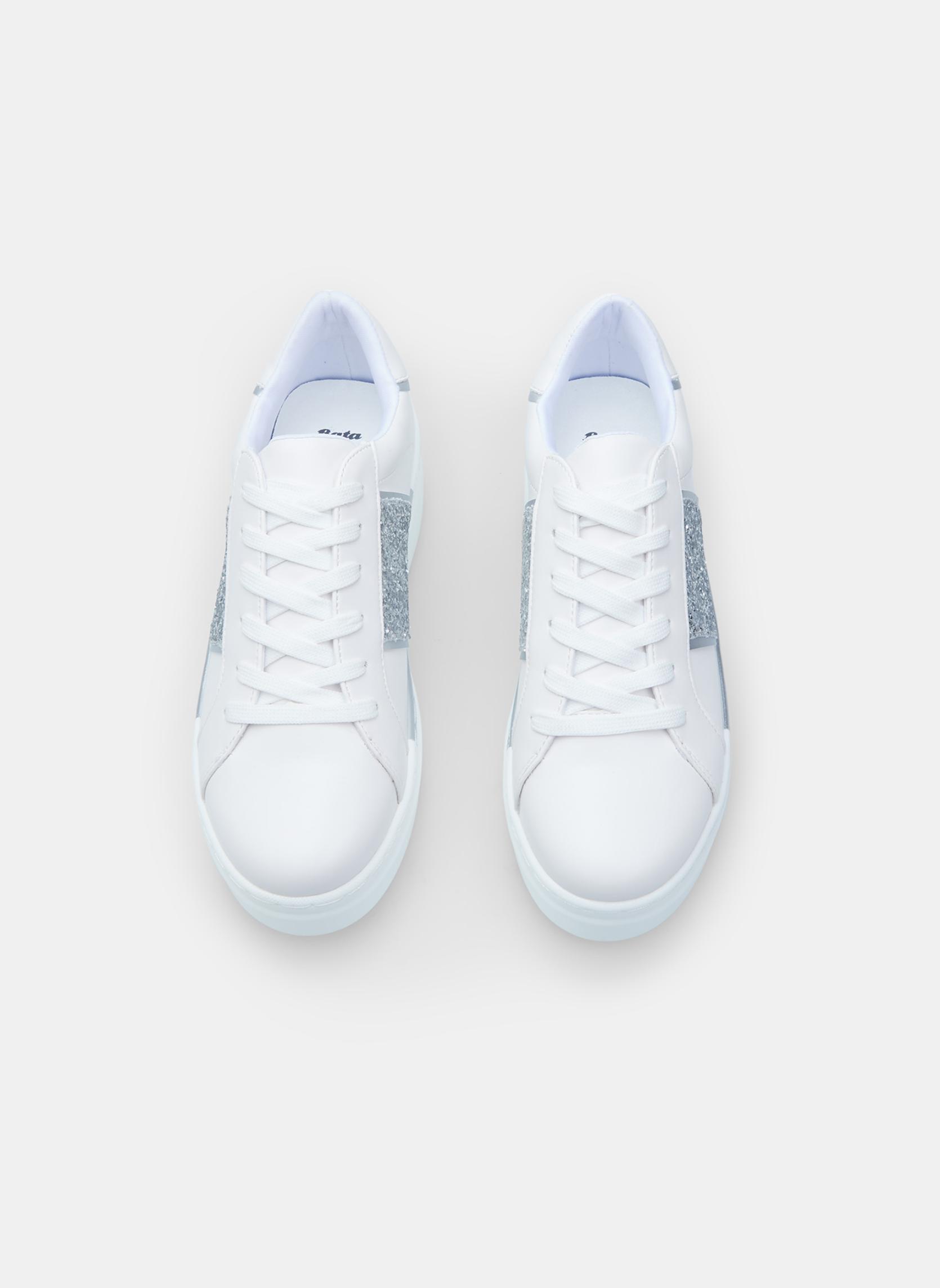 Baskets basses 6411154 femme blanc Bata Baskets basses 6411154 femme blanc Blanc