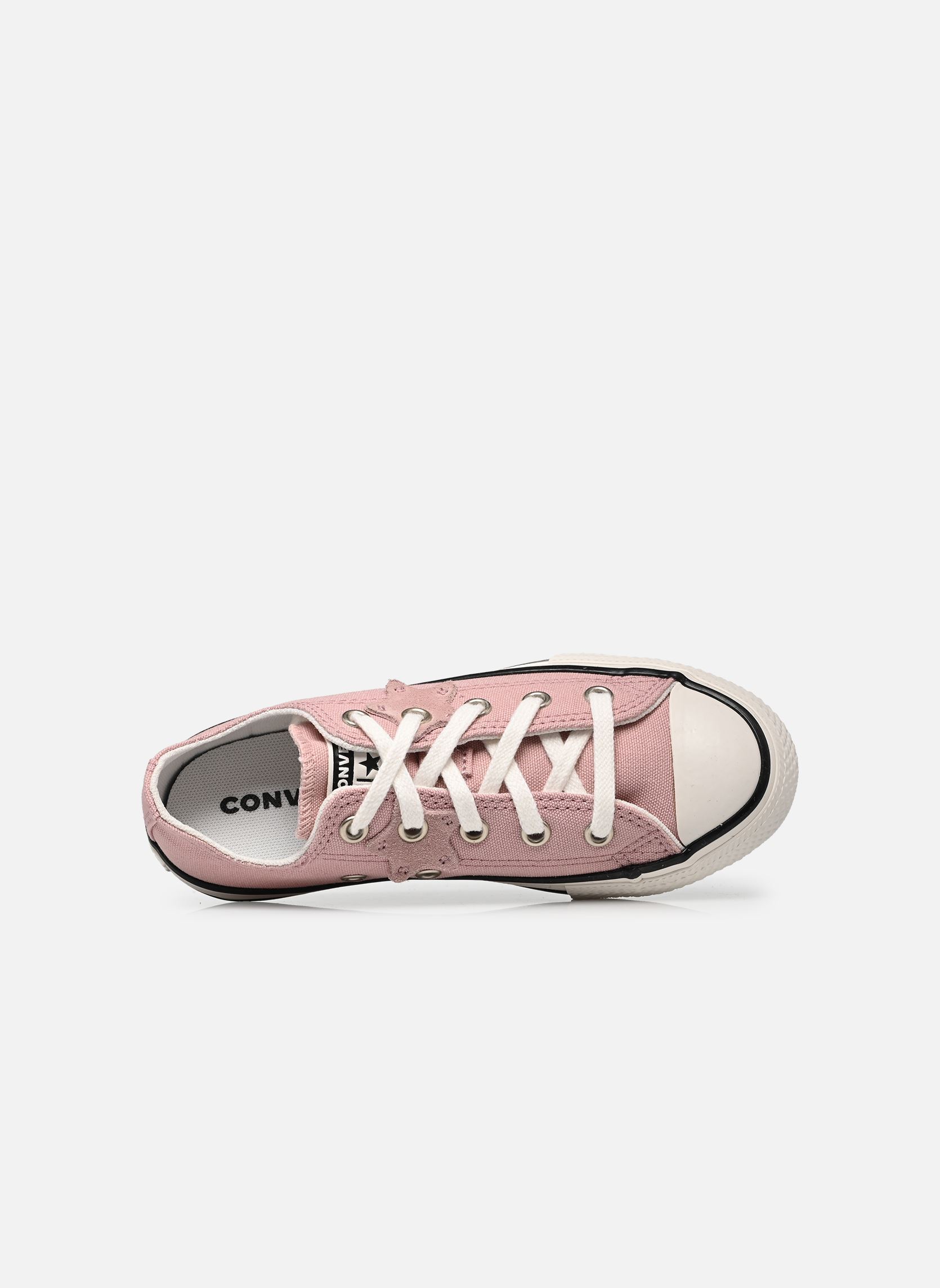 Lage sneakers Chuck Taylor All Star Ox C meisjes roze Converse Lage sneakers Chuck Taylor All Star Ox C meisjes roze PETAL PIT/WHITE/BLACK
