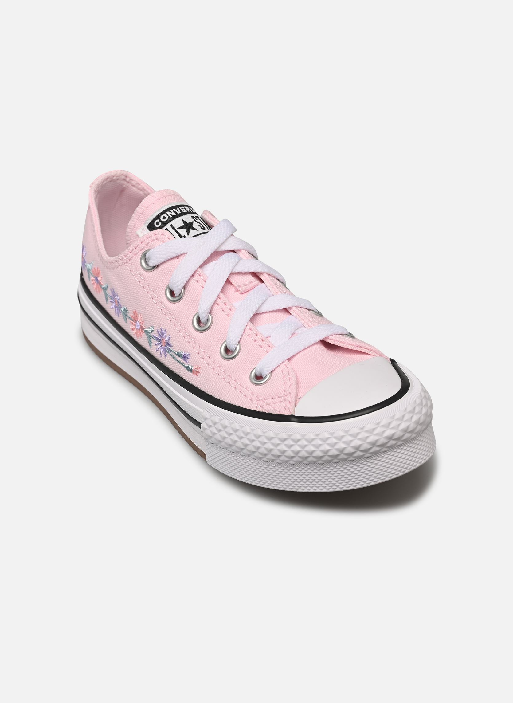 Baskets enfant Converse CHUCK TAYLOR ALL STAR EVA LIFT OX FLORAL - vue 1
