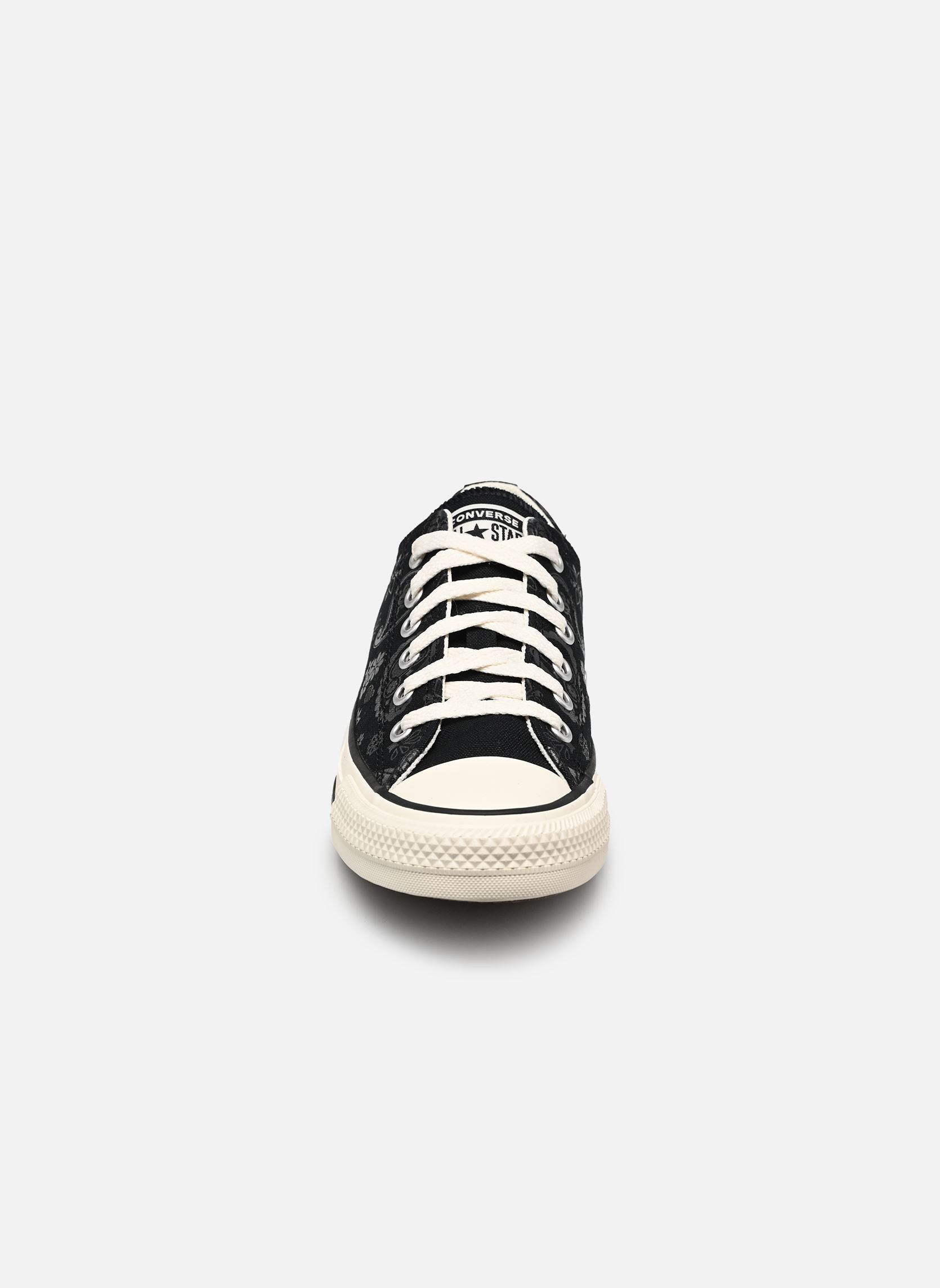 Niedrige Sneaker Chuck Taylor All Star Ox J mädchen schwarz Converse Niedrige Sneaker Chuck Taylor All Star Ox J mädchen schwarz BLACK/DARK MATTER/EGRET