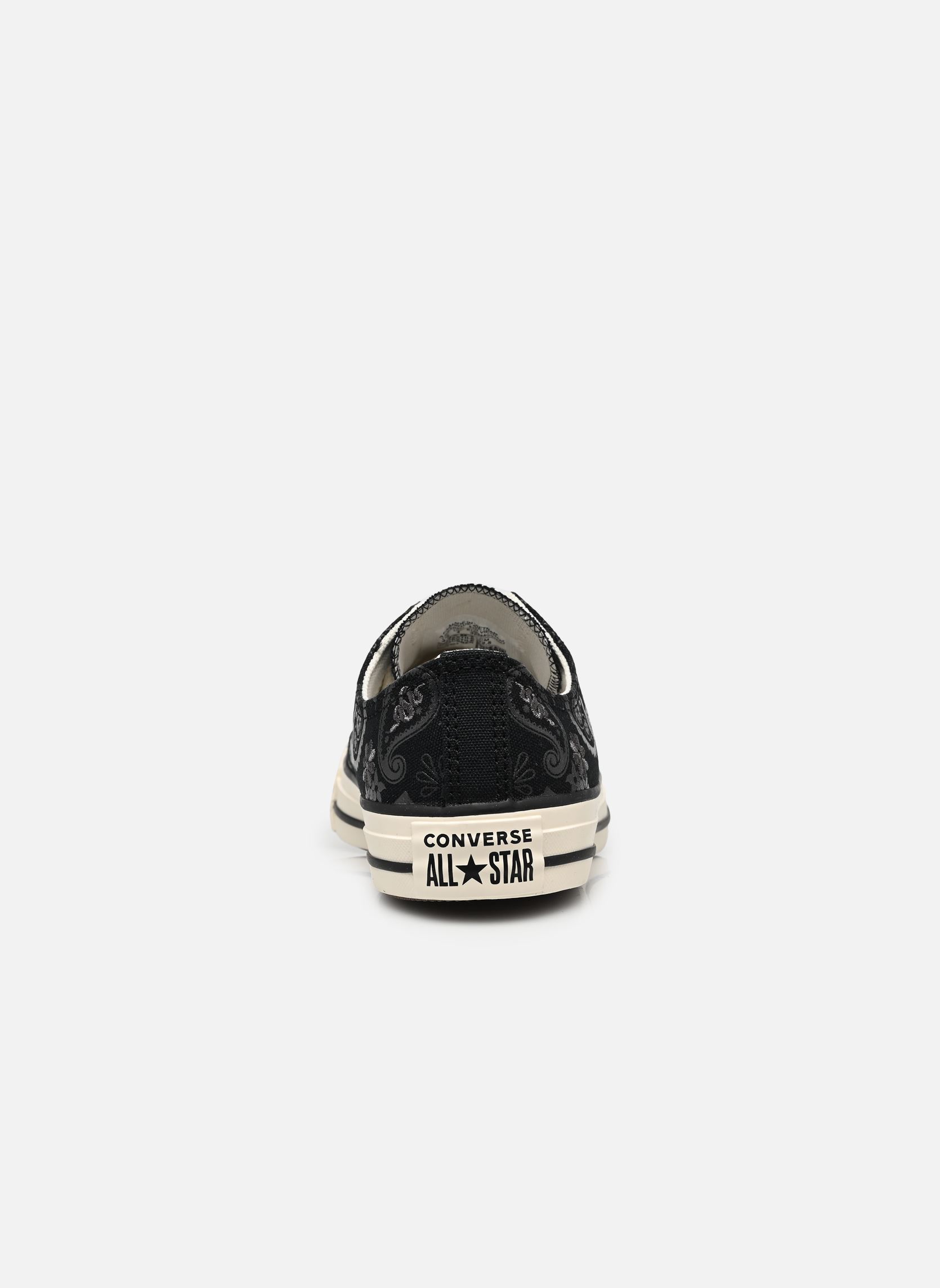 Niedrige Sneaker Chuck Taylor All Star Ox J mädchen schwarz Converse Niedrige Sneaker Chuck Taylor All Star Ox J mädchen schwarz BLACK/DARK MATTER/EGRET
