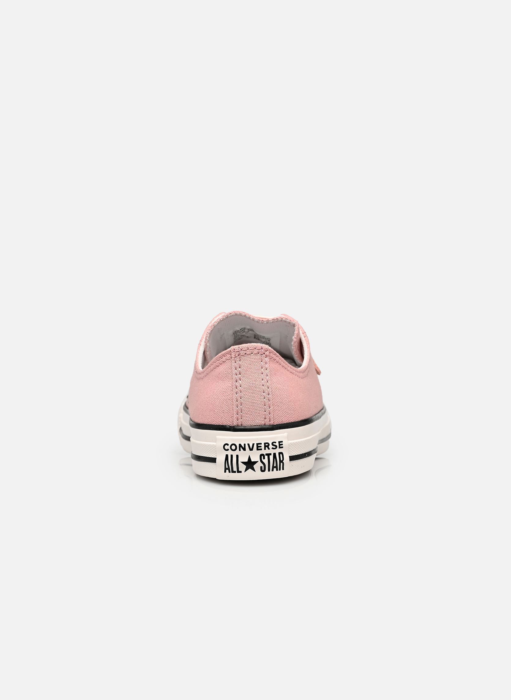 Niedrige Sneaker Chuck Taylor All Star Ox J mädchen rosa Converse Niedrige Sneaker Chuck Taylor All Star Ox J mädchen rosa PETAL PIT/WHITE/BLACK