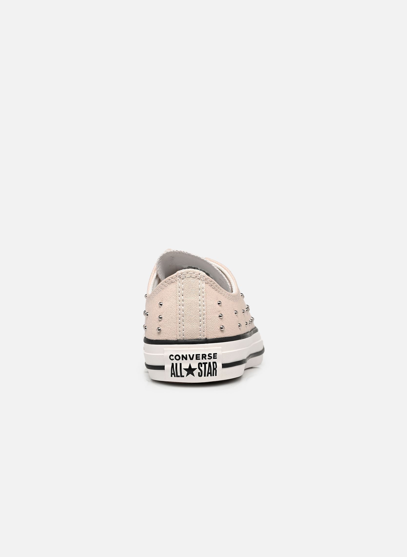 Niedrige Sneaker Chuck Taylor All Star Ox J mädchen beige Converse Niedrige Sneaker Chuck Taylor All Star Ox J mädchen beige CLASSIC ECRU/VINTAGE WHITE/BLA