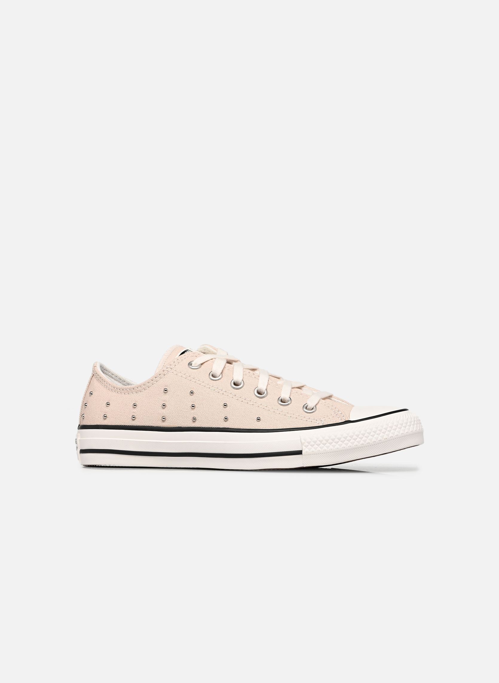 Niedrige Sneaker Chuck Taylor All Star Ox J mädchen beige Converse Niedrige Sneaker Chuck Taylor All Star Ox J mädchen beige CLASSIC ECRU/VINTAGE WHITE/BLA