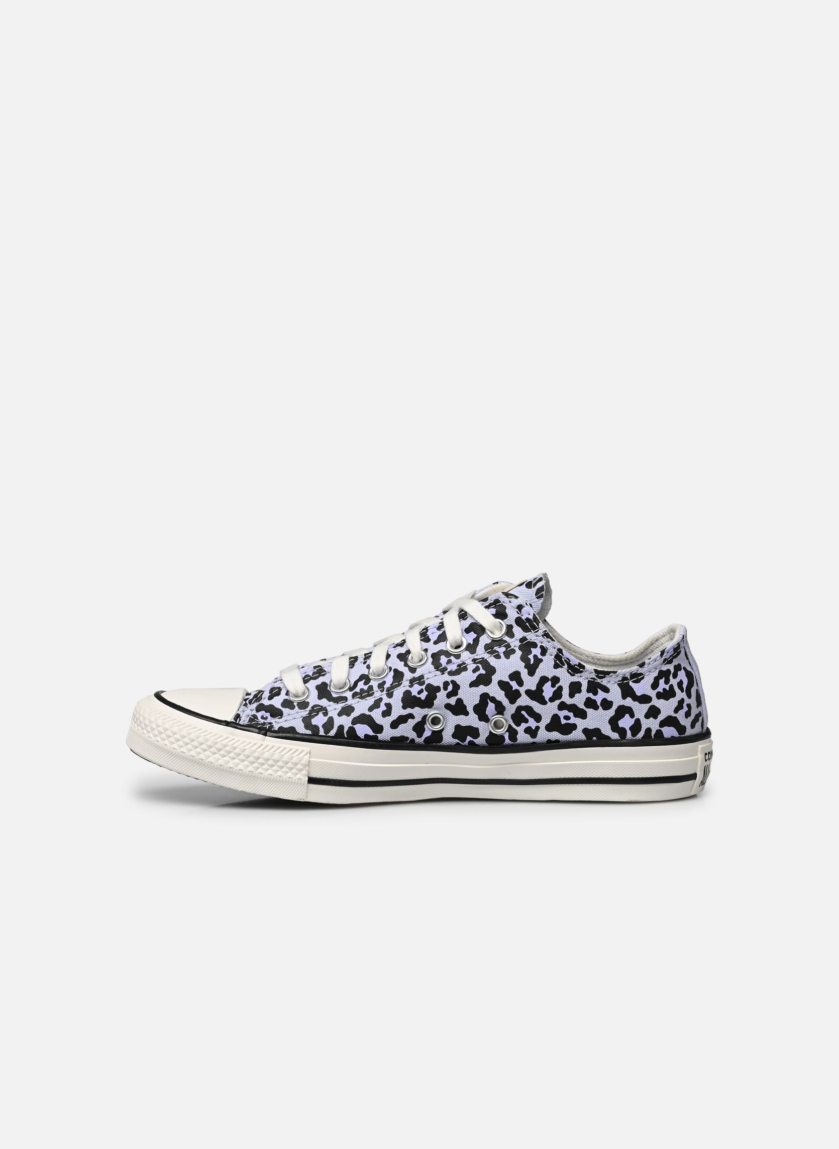 Baskets basses Chuck Taylor All Star Ox J fille violet Converse Baskets basses Chuck Taylor All Star Ox J fille violet Blueberry Ice/Egret/Black
