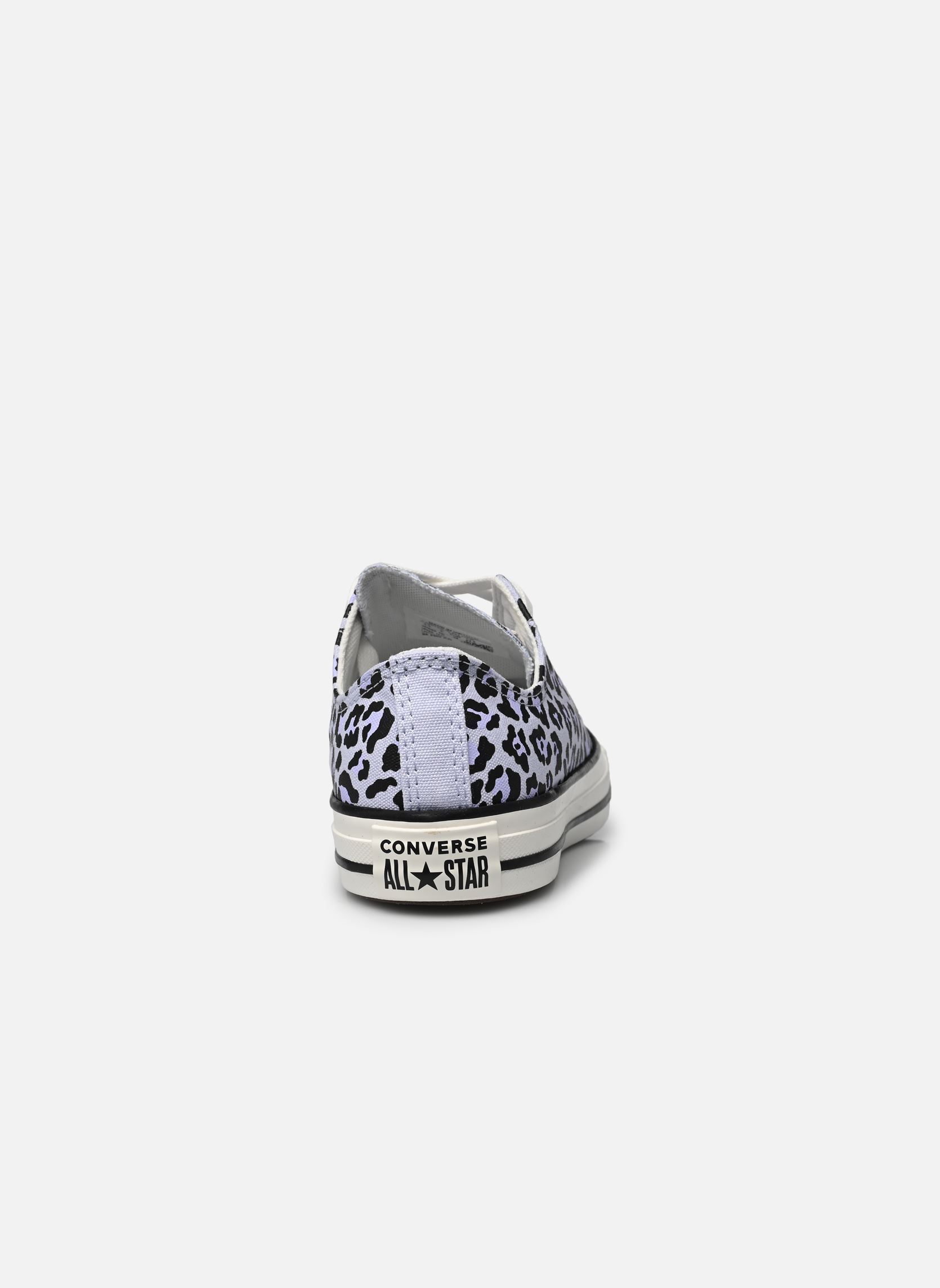 Baskets basses Chuck Taylor All Star Ox J fille violet Converse Baskets basses Chuck Taylor All Star Ox J fille violet Blueberry Ice/Egret/Black