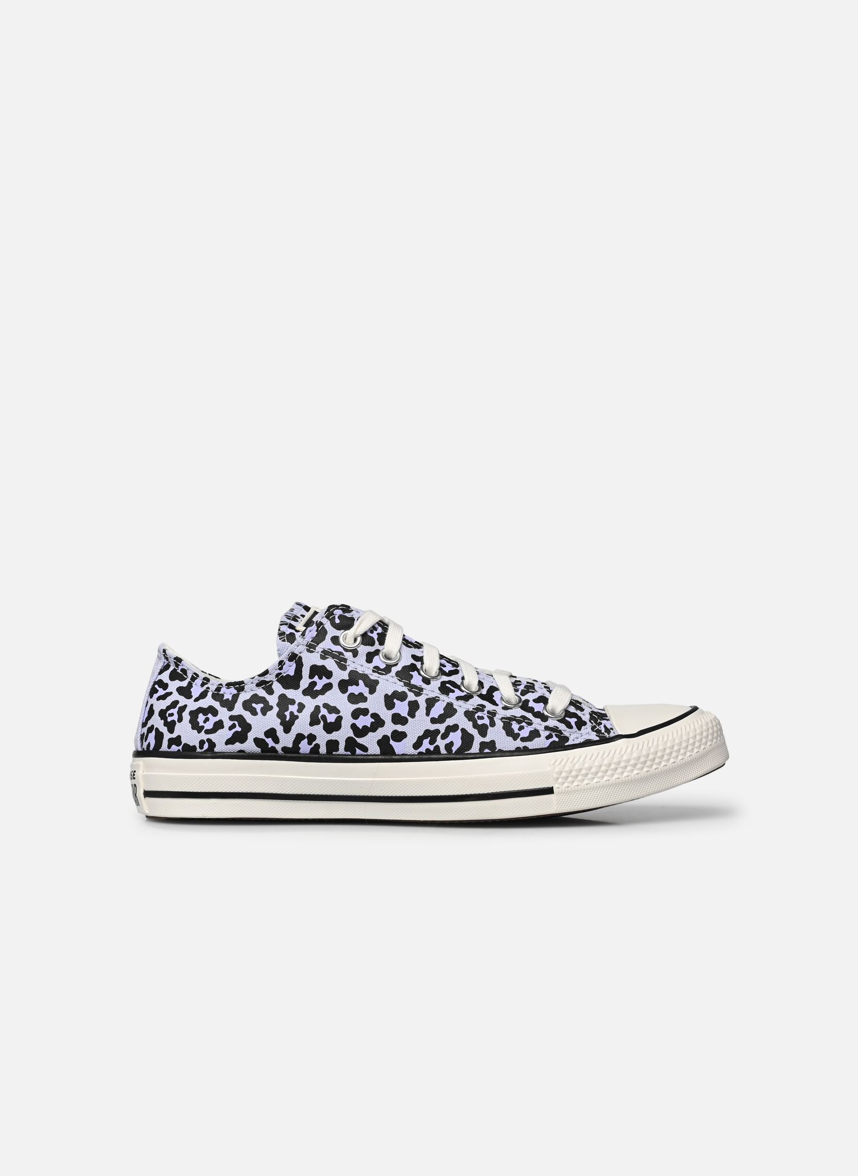 Baskets basses Chuck Taylor All Star Ox J fille violet Converse Baskets basses Chuck Taylor All Star Ox J fille violet Blueberry Ice/Egret/Black