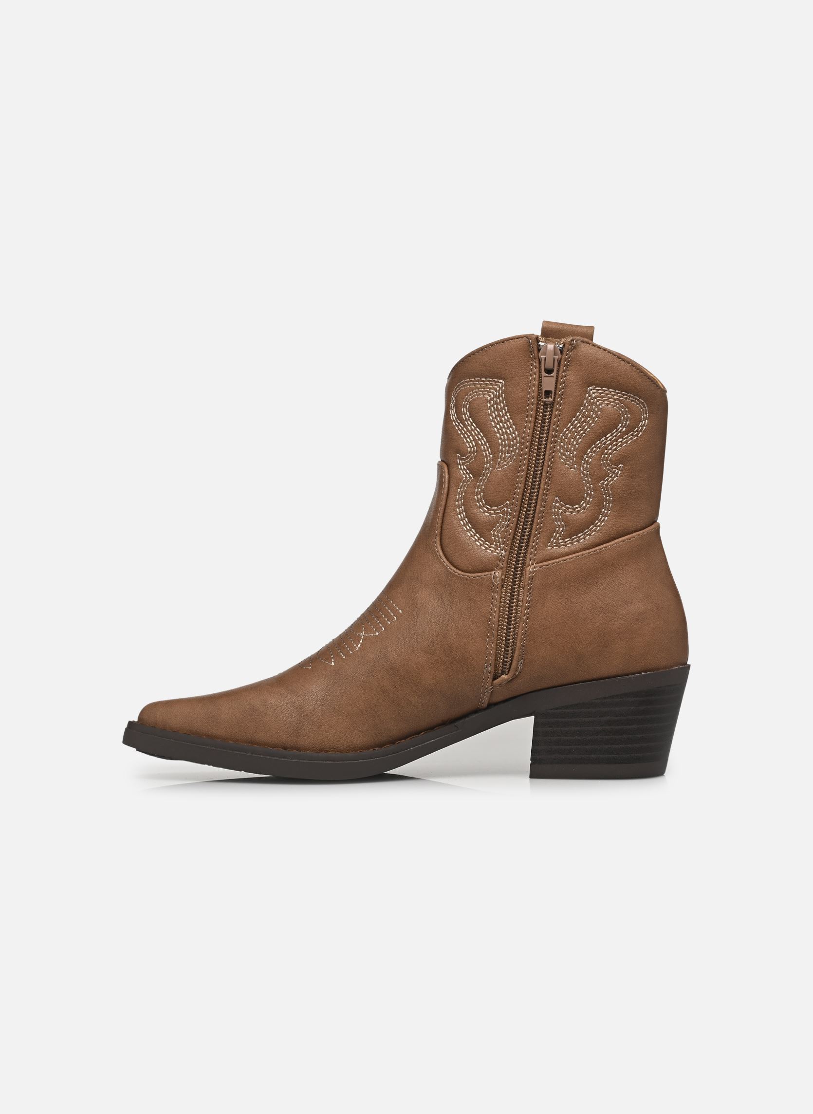Bottines santiags Boots GAOCHO1BOOT femme beige MADE BY Bottines santiags Boots GAOCHO1BOOT femme beige Beige