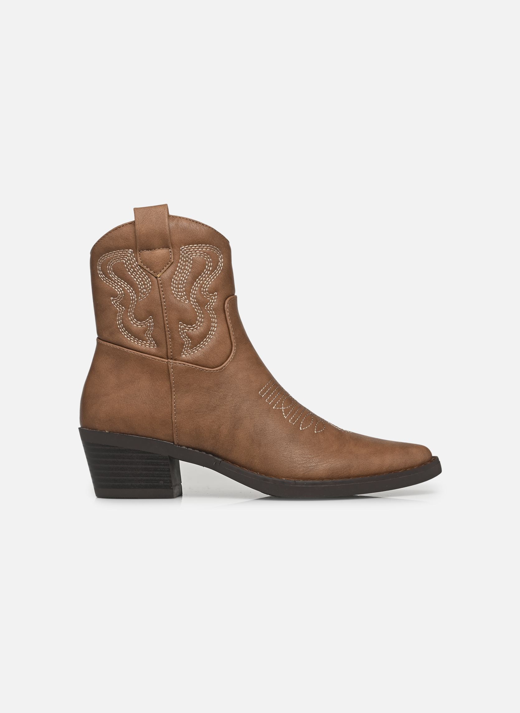 Bottines santiags Boots GAOCHO1BOOT femme beige MADE BY Bottines santiags Boots GAOCHO1BOOT femme beige Beige