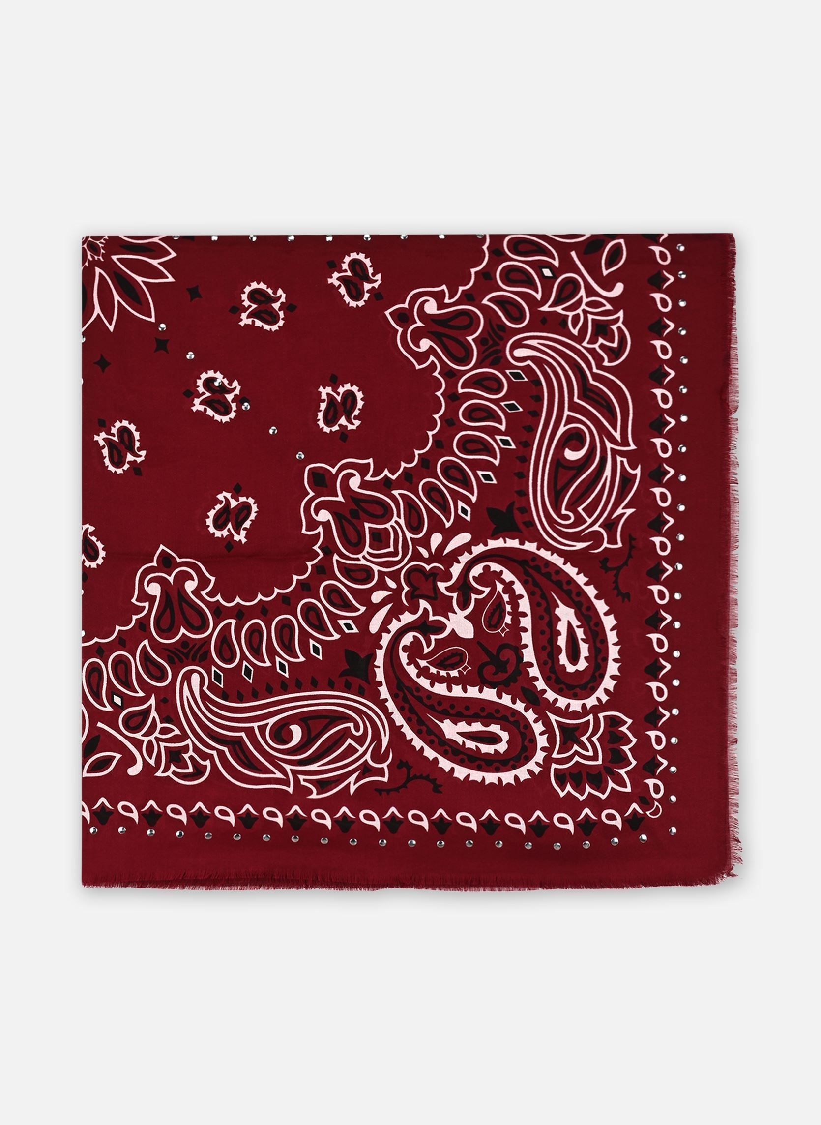 Foulards Paisley Big femme bordeaux Wild Foulards Paisley Big femme bordeaux Bordeaux