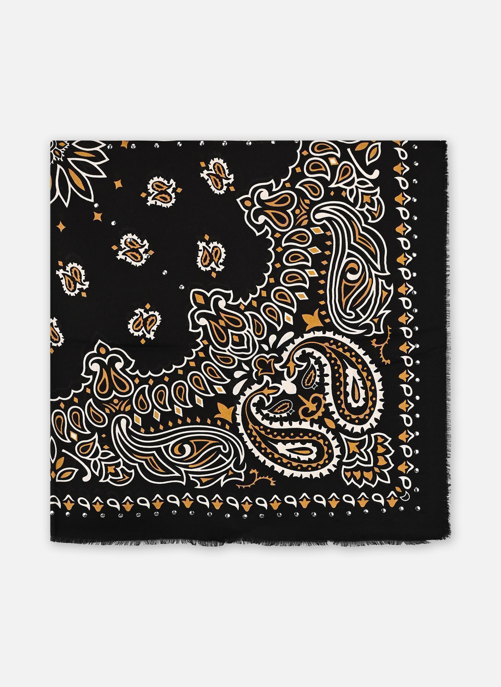 Foulards Paisley Big femme noir Wild Foulards Paisley Big femme noir Noir