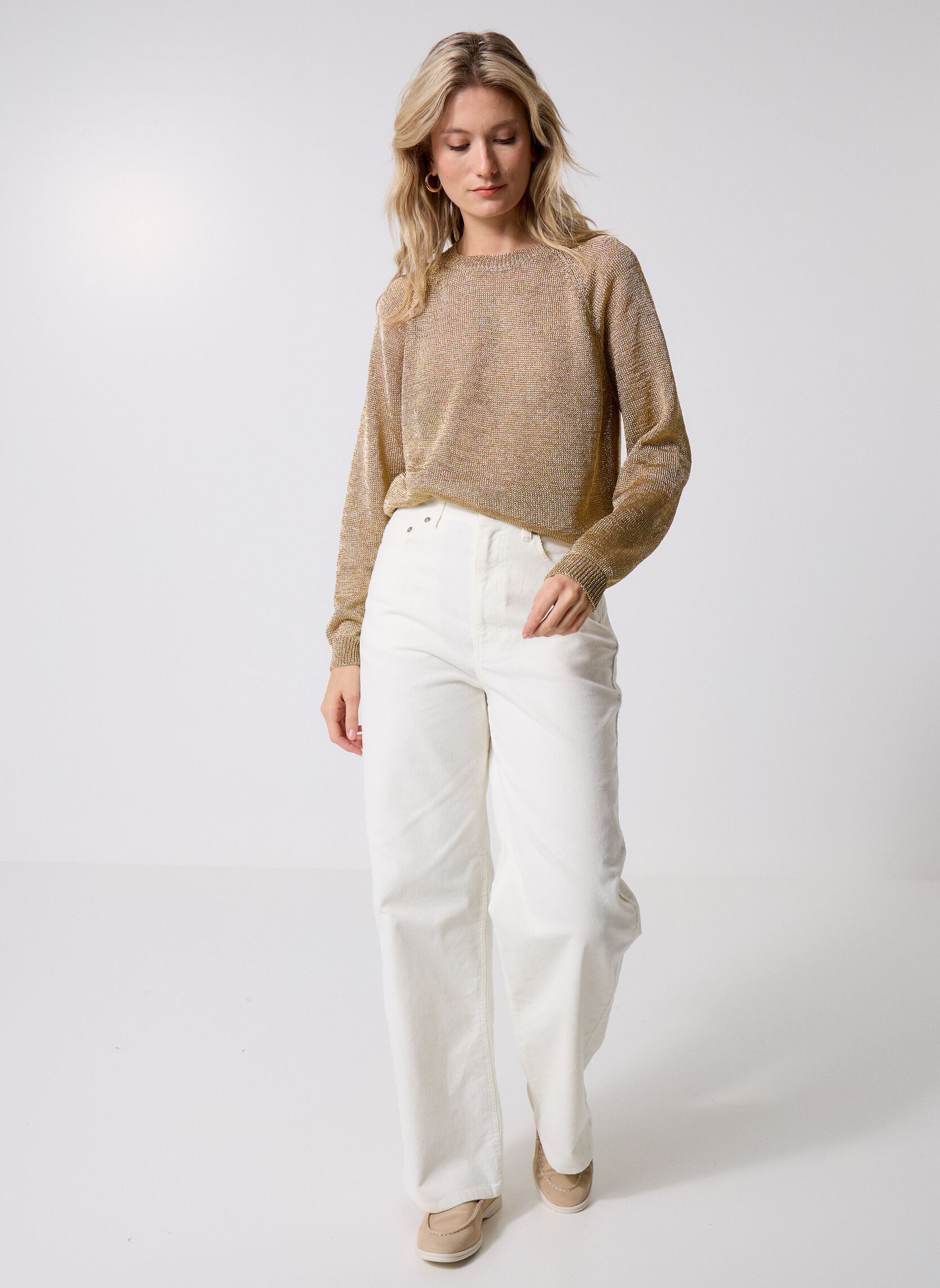 Pulls Romy femme or et bronze Wild Pulls Romy femme or et bronze Or