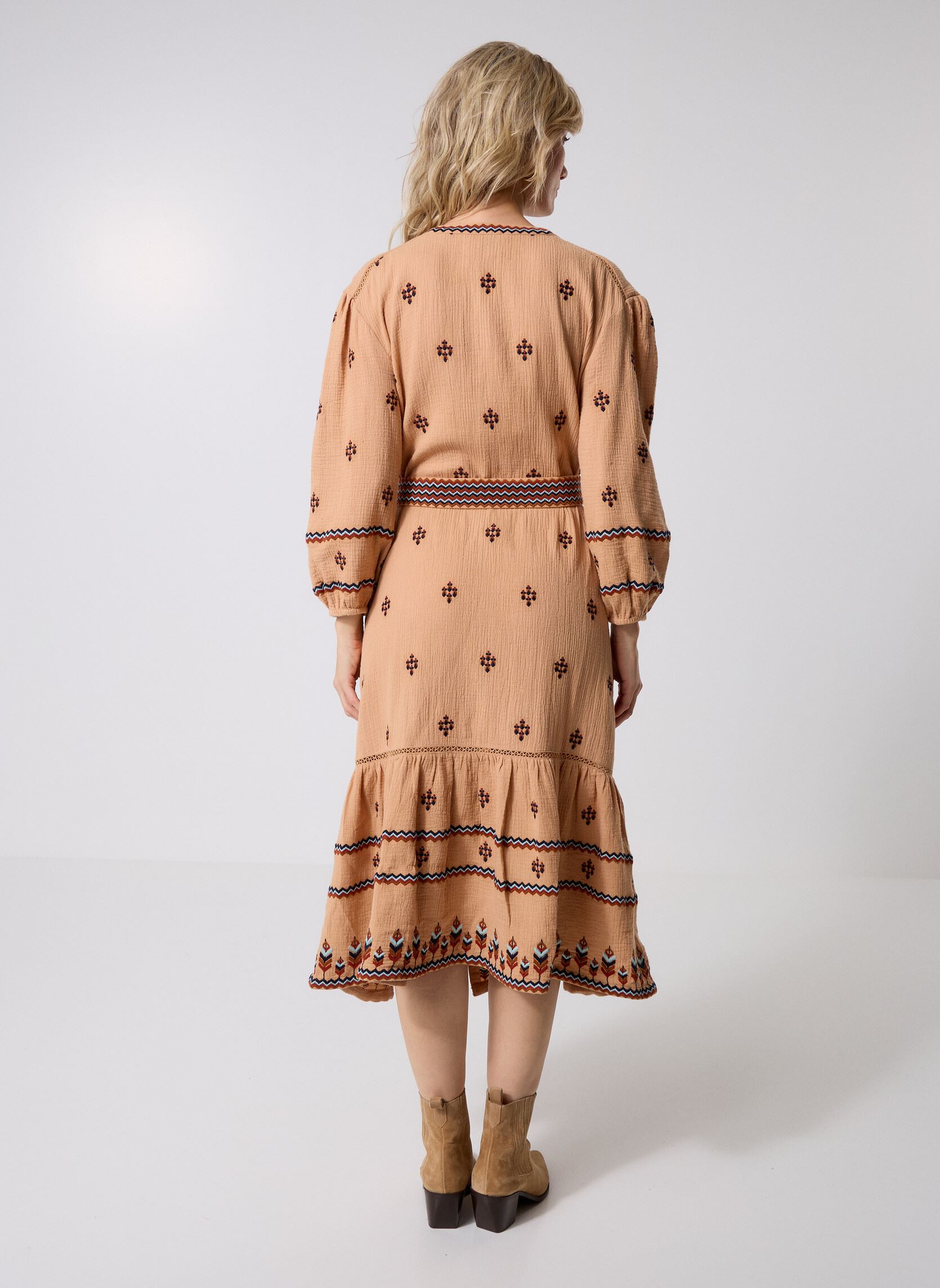 Lange jurken Serena dames beige Wild Lange jurken Serena dames beige Nude