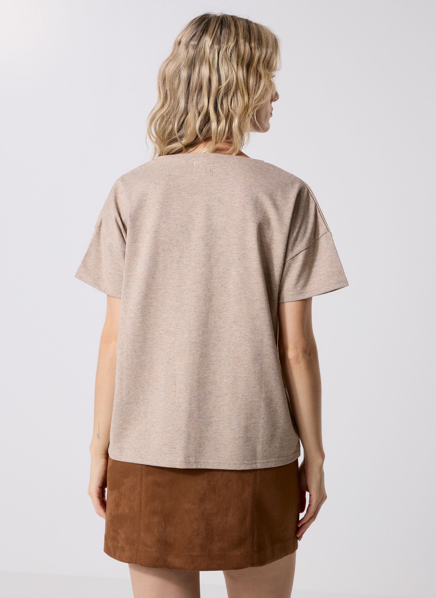 Tee-shirts manches courtes Lagos femme beige Wild Tee-shirts manches courtes Lagos femme beige Ocre