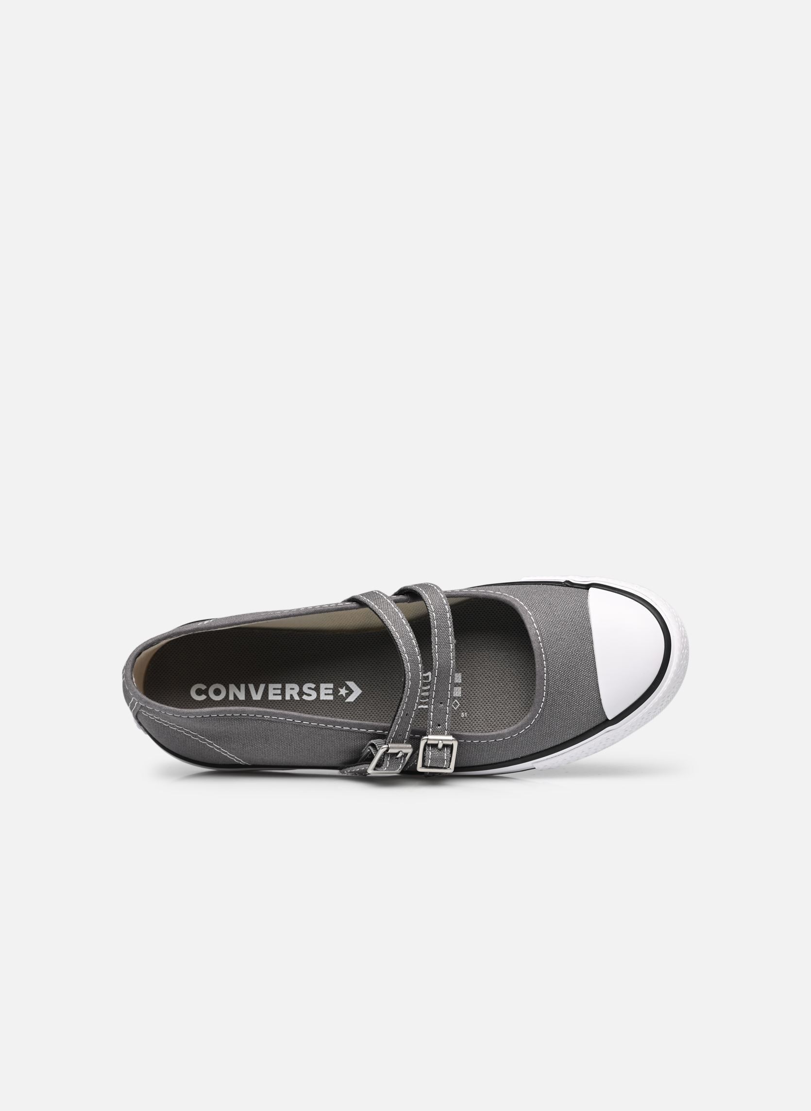 Babies Chuck Taylor All Star Dainty Mary Jane O femme gris Converse Babies Chuck Taylor All Star Dainty Mary Jane O femme gris SHARKSKIN