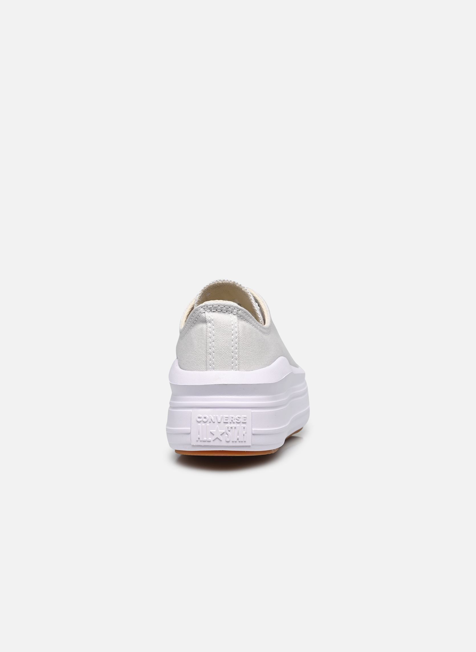 Leinen-Sneaker Chuck Taylor All Star Move Ox damen grau Converse Leinen-Sneaker Chuck Taylor All Star Move Ox damen grau BARELY GREY/WHITE/BLACK