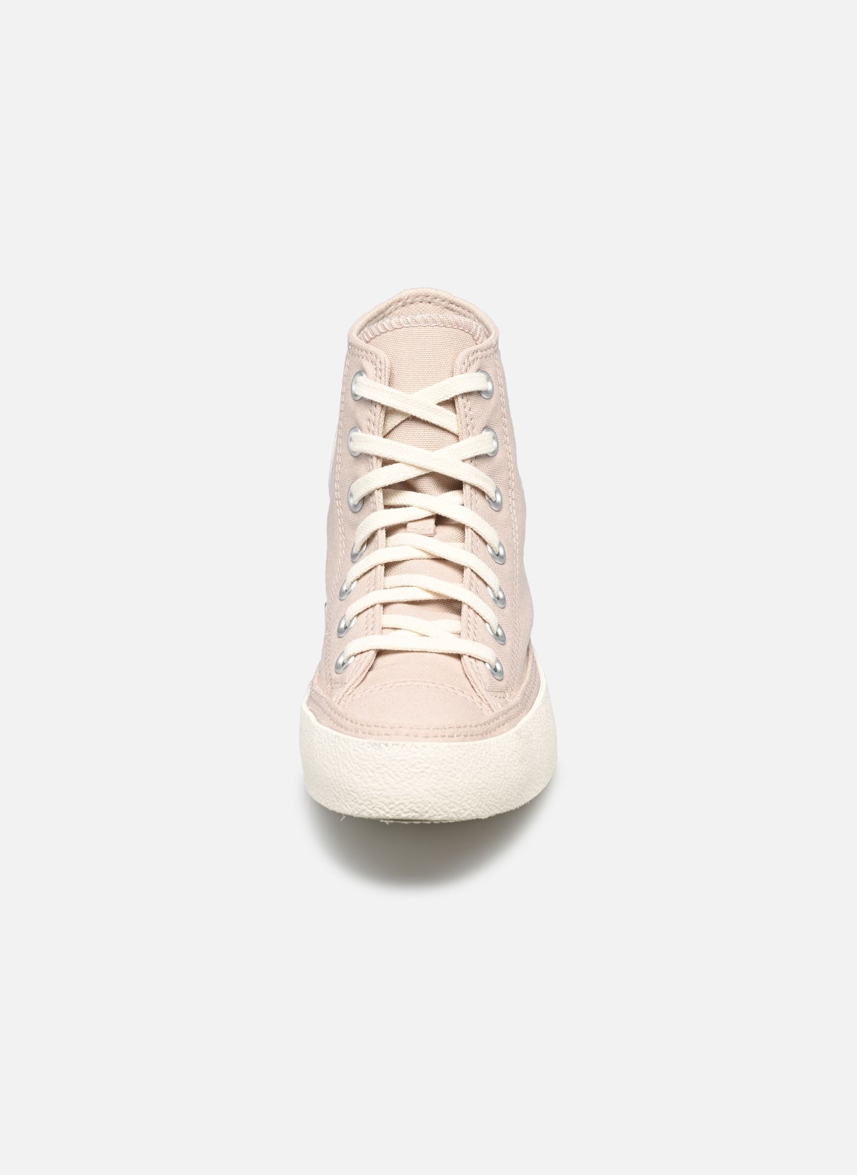 Print sneakers Chuck Taylor All Star Crepe & Color Hi W dames roze Converse Print sneakers Chuck Taylor All Star Crepe & Color Hi W dames roze WARM CLAY/EGRET/WARM CLAY