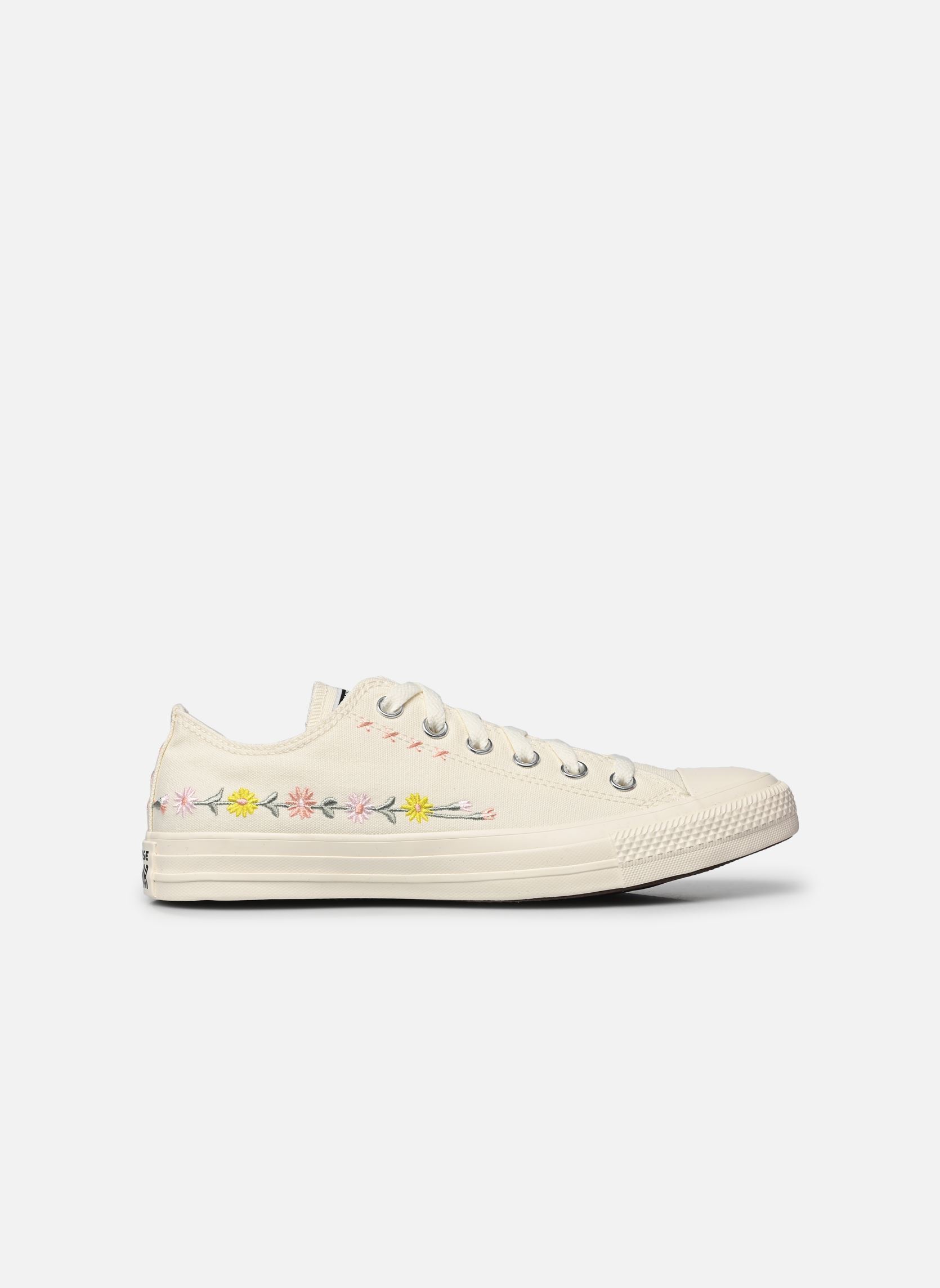 Leinen-Sneaker Chuck Taylor All Star Joyful Florals Ox damen weiß Converse Leinen-Sneaker Chuck Taylor All Star Joyful Florals Ox damen weiß EGRET/FOOTHILL GREEN