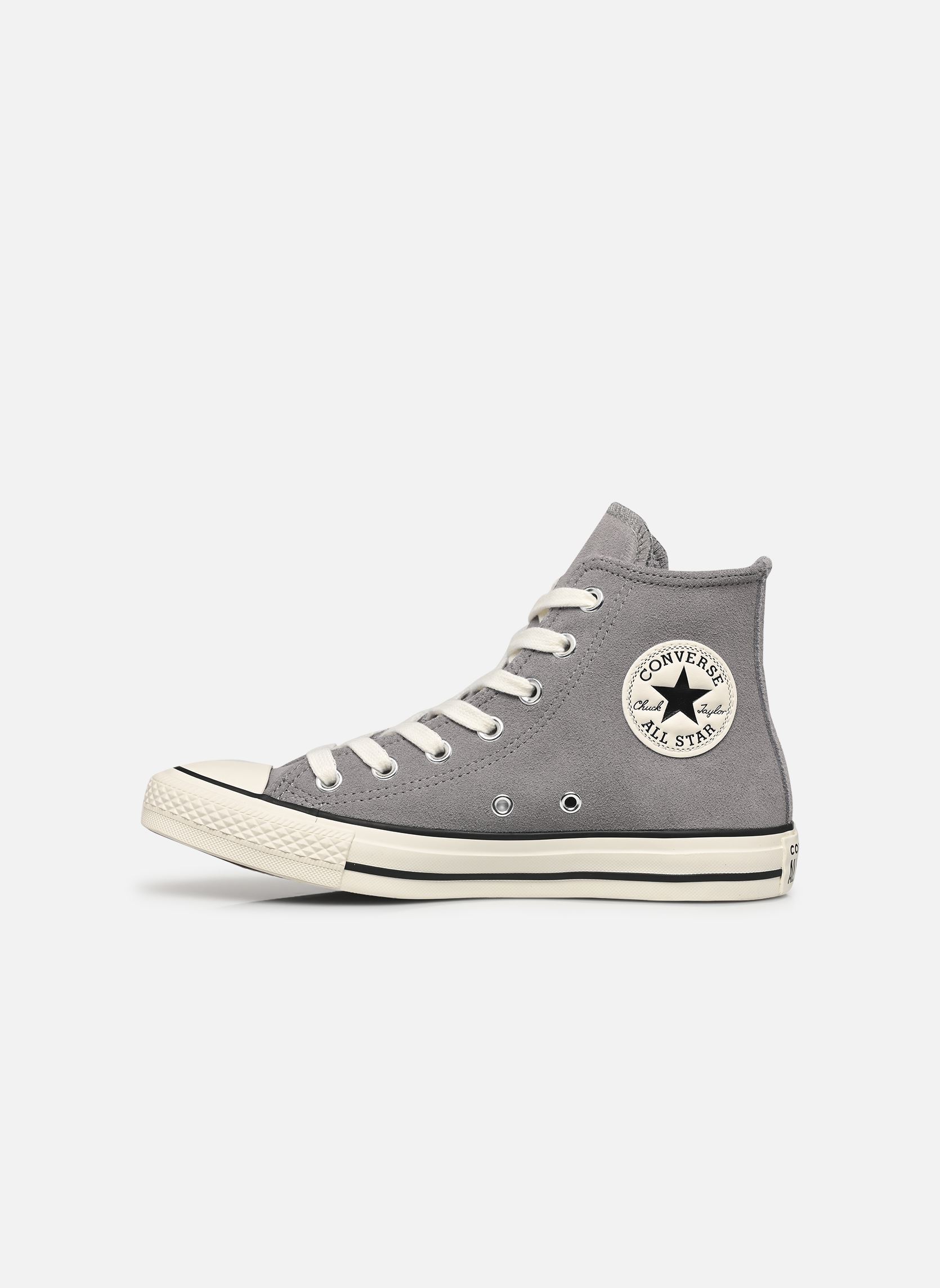Baskets Chuck Taylor All Star Colorful Suede Hi femme gris Converse Baskets Chuck Taylor All Star Colorful Suede Hi femme gris CLASSIC GREY/EGRET/BLACK